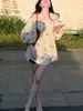 Blusa de Alta Gama Estilo Francés con Cuello de Una Línea y Mangas Abullonadas, Camisa Versátil de Corte Holgado y Manga Tres Cuartos