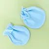 Embalaje independiente transfronterizo nuevos productos para bebé guantes de bebé de dibujos animados para recién nacido antiarañazos faciales guantes protectores de algodón