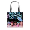 2025 Nueva Bolsa de Compras Estampada Estilo Transfronterizo K-Pop Grupo Bruja Cazadora Bolso de Hombro de Poliéster Bolso Tote de Gran Capacidad