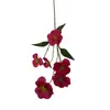 Decoración de Flores Artificiales para Boda 6 Cabezas Flor Mariposa Salón de Bodas Materiales Florales Venta al por Mayor Flor Diente de Perro