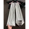 Pantalones Casuales de Bloques de Color Empalmados Deconstruidos para Hombre Moda Trendy Individual Holgado Versátil Simple Cintura Elástica Pantalones Cargo