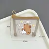 Cartera de Malla para Monedas Capibara Linda Bolsa para Monedas de Capibara Bolso Portátil para Labial de Capibara Mini Bolsa de Almacenamiento Cartera