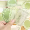 Paquete de papel con material texturizado Yuxian, "Huellas de Luz" material de diario floral vintage claro para collage de fondo y notas de mensajes