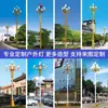 Lámpara Zhonghua Lámpara Magnolia Luz de Calle LED Luz de Poste Alto Plaza Exterior Camino Municipal Carretera 6.8m Luz de Paisaje