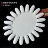 Paleta de Cores para Unhas Cartão de Cores em Leque com 50 Peças Prancha de Cores de Esmalte Unhas de Prática Placas de Exibição de Cores com Anel de Ferro Outros