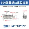 Máquina de Atornillar Pistón Roscado de Acero Inoxidable Inserción de Bloqueo de Tornillo Cabeza Cilíndrica M4M5M6M8