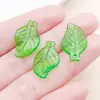 Pingente de Folha de Fruta Mini Estéreo Acrílico DIY Passante Contínuo Contas Soltas Pingente de Maçã Pera Acessórios de Joia Material
