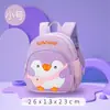 Para conexión: pingüino de dibujos animados mochila infantil para la escuela mochila para estudiantes de primaria venta al por mayor impresión hombros de niños de jardín de infantes