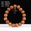 20 Artesanato de Madeira Huanghuali Birmanês Pulseiras de Contas de Oração Joias Caixa de Presente Contas de Oração para Homens Atacado do Fabricante