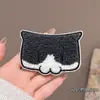 Parche de flequillo de dibujos animados para mujer, parche mágico para el cabello para la frente y la nuca, parche mágico tejido, parche de cabello dulce y a la moda