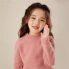 25 Nuevas Prendas de Punto de Cachemira para Niños de 7g para Otoño e Invierno, Cuello Alto Medio, Engrosada, Cálida, Camiseta Interior de Punto para Hombre y Mujer
