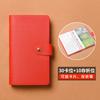 Bolsa para Tarjetas Gran Capacidad Multi-Tarjeta Libro para Tarjetas Bancarias Tarjetero Multifunción Certificado de Depósito Libreta Bolsa de Almacenamiento para Certificados