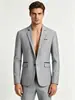 2026 Novo Blazer Masculino de Moda para Comércio Exterior, Estilo Coreano Moda Jovem Casual Color Block Slim Fit Terno de Botão Único para Homens