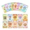 Estilo Nuevo Transfronterizo 18 Tarjetas/Paquete Estilo Japonés Ilustración Linda Tarjetas Temáticas de Animales, Se Pueden Combinar como Postales y Tarjetas Decorativas de Pared