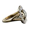 Anillo hueco retro de moda elegante Jianjie con circón cuadrado incrustado anillo para hombre