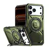 Armadura Dorada Segunda Generación Comercio Exterior Anti-Caídas para iPhone 17 Pro Max 16E Soporte Magnético para Coche Funda de Teléfono Resistente a la Suciedad