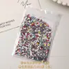 Azul Lago Pequeño Fondo Plano Forma Irregular Forma de Diamante Rombo Azul Forma Marquesa Forma de Gota de Agua Forma de Corazón Uña Vidrio Decoraciones para Uñas Artísticas Venta al por Mayor