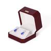 Caja de Joyería Octagonal de Alta Gama con Logo Personalizado, Caja de Regalo para Pulsera, Caja de Joyería de Cuero, Caja para Anillos, Caja de Joyería para Pulsera y Colgante