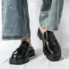Sapatos casuais de moda, quentes e populares para 2026, confortáveis, de negócios, tamanhos 38-46, meias sapatos com sola grossa