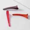 Flequillo de Celebridad de Internet Esmerilado Pinza Lateral Pasador Accesorios para el Cabello Pinza de Pato de Macarrón Color Caramelo Estilo de Belleza Simple Pasador