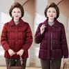 2026 Inverno Novo Estilo Jaqueta de Algodão para Mãe Casual para Meia-idade Tamanho Grande Solta Modeladora do Corpo Quente Versátil Roupa Externa Jaqueta de Algodão