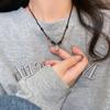 Nuevo collar con colgante de león de estilo nacional chino, accesorios de estilo étnico retro de nicho de lujo ligero para mujer, cadena para suéter de alta gama
