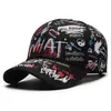 Estilo Popular Transfronterizo Moda Estampado Graffiti Gorra de Béisbol Primavera Otoño Hombres Mujeres Personalidad Hip Hop Europeo Americano Visera Gorra Pato
