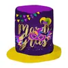 Nuevos suministros para fiestas de Carnaval transfronterizos: Camisetas, disfraces, accesorios, sombreros de Carnaval brasileño, sombreros de copa de poliéster hechos a medida