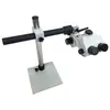 Máquina de microincrustación A1 Microscopio con soporte fijo Zoom continuo Detección de joyería Amplificación Instrumento óptico Lente Marco de hierro