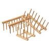 Escurridor de Platos de Bambú, Portavasos, Escurridor de Cubiertos, Estante para Guardar Tazones, Estante, Portatazones, Palillos, Platos, Gabinete