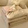 Colcha de verão grau materno e infantil para dormir sem roupa, algodão fresco estilo ins como nuvem, colcha de ar condicionado ultrassuave, colcha fina de verão, edredom de dormitório