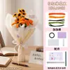 Dia do Professor Kit de Materiais para Buquê de Palitos Torcidos DIY Flores Tulipa Feitas à Mão Presente para Colegas de Classe Conjunto Completo de Acessórios