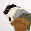 Polo Clásico~Algodón Puro Amigable con la Piel~Estilo Primavera y Verano~Tops de Punto de Manga Corta para Niños