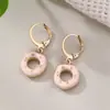 EZ5502 Transfronterizo Europeo y Americano Nuevo Dibujo Animado Lindo Pastel de Caqui Jirafa Colgante Pendientes para Mujer Joyería