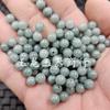 Jade Jade Azul Pavo Real Perlas Redondas Perlas de Jade 4mm Aceite Verde Esmeralda Perlas de Jade Pulsera DIY Accesorios para Collares