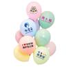Globos Impresos Personalizados, Globos Macaron, Diseño de Evento para Centro Comercial, Logo Impreso Código Qr Promoción Publicidad de Apertura