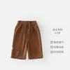 Calça de Veludo Macia e Quente para Bebê Estilo Primavera e Outono Roupa Externa Infantil Calça Longa Casual Retrô Quente e Estilosa para Crianças