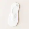 Calcetines de verano ultradelgados para mujer con suelas de algodón puro, calcetines invisibles de corte bajo, calcetines cortos de seda helada antideslizantes de silicona para dama