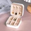 Caja de Joyería Retro de Terciopelo Multicolor Portátil Transfronteriza Mini de Lujo Ligero para Aretes Aretes Joyería de Mano Caja de Almacenamiento