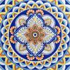 Parede de fundo de corredor azulejo pequeno 150*150 azulejo de flor vintage linha da cintura da escada canto da pia azulejo esmaltado de flor