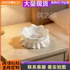 Bandeja de Almacenamiento de Joyas con Lazo Impreso en 3D para Productos Nuevos Transfronterizos Caja de Almacenamiento Femenina Bandeja de Almacenamiento de Joyas con Borde Rizado Lindo