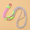 Cordón para Teléfono Móvil, Cruzado al Cuerpo, Colgante para Cuello, Tejido a Mano en Nylon para Muñeca, Antiperdida, Hecho a Medida, Hebilla Metálica de Color Contrastante, Estilo Largo Ajustable, Uso de Tres Vías