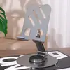 Soporte plegable multifuncional de metal completo T12 para transmisión en vivo de teléfono móvil, soporte de escritorio antideslizante, universal para teléfono móvil y tableta