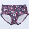 Roupa Íntima Feminina Russa Estampada de Castanha 200 Sexy Belo Bumbum Comércio Exterior Plus Size Mãe Calcinha de Cintura Alta