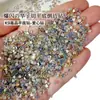 K9 Diamante de Corazón Joyería para Uñas Arte de Uñas de Alta Calidad Brillante Forma Especial de Fondo Plano Invertido Diamante Plata Blanco Luz Azul Lago Corazón de Melocotón Diamante para Uñas Joyería