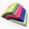 Toalha de lã alta e baixa 40*40cm forte absorvente malha de urdume microfibra 400gsm