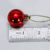 Bola de Navidad de dragón y tigre al por mayor transfronteriza 3 cm Bola colgante para decoración de árbol de Navidad bola brillante mate con purpurina Día de Año Nuevo