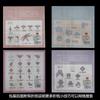 Jincong Origami Cor Perolada Cor Artesanal Origami Escola Primária Artesanal Classe DIY Pacote de Material Céu Estrelado Laser