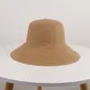 Sombrero de paja liso para sombrero de paja grande hecho a mano para bricolaje, base de sombrero de sol semiacabada, se puede decorar libremente con bordes ondulados