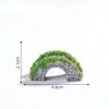 Puente de piedra creativo de paisaje en miniatura, serie de puentes de madera vintage, accesorios decorativos DIY para paisajismo de jardines, adornos en miniatura